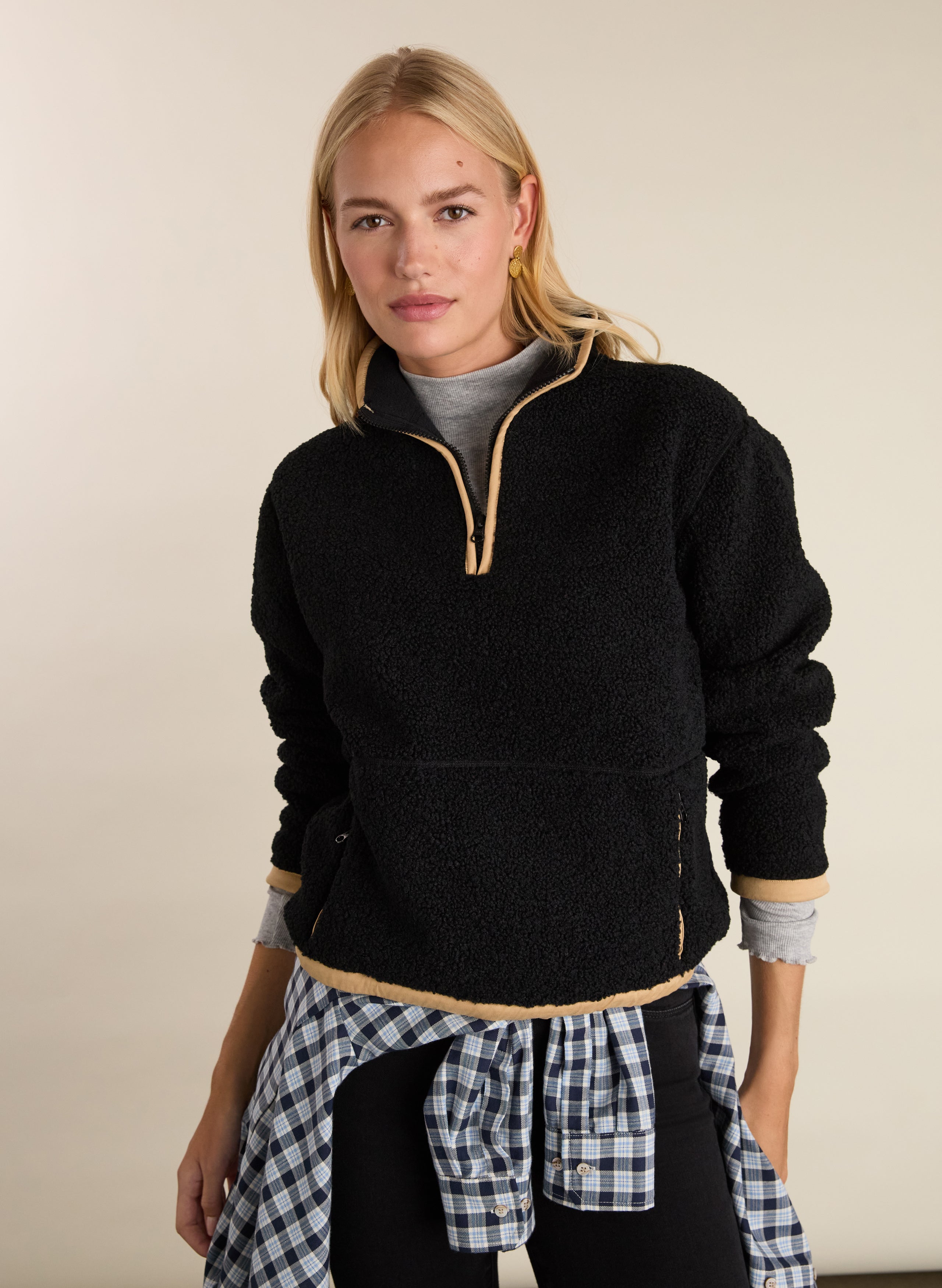 jentlouis Fleece Lining Switching Zip