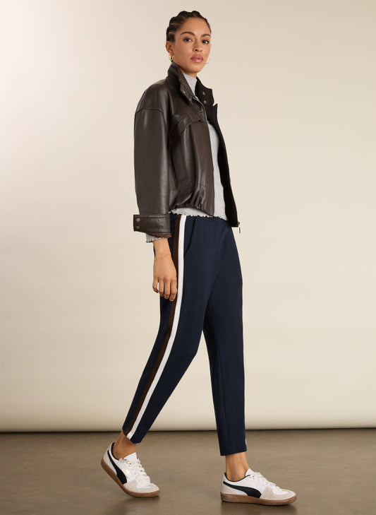 Jay Side Stripe Tapered Trousers