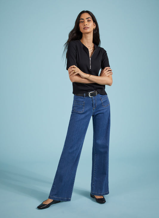 Lou Organic Cotton Stretch Jeans - Petite