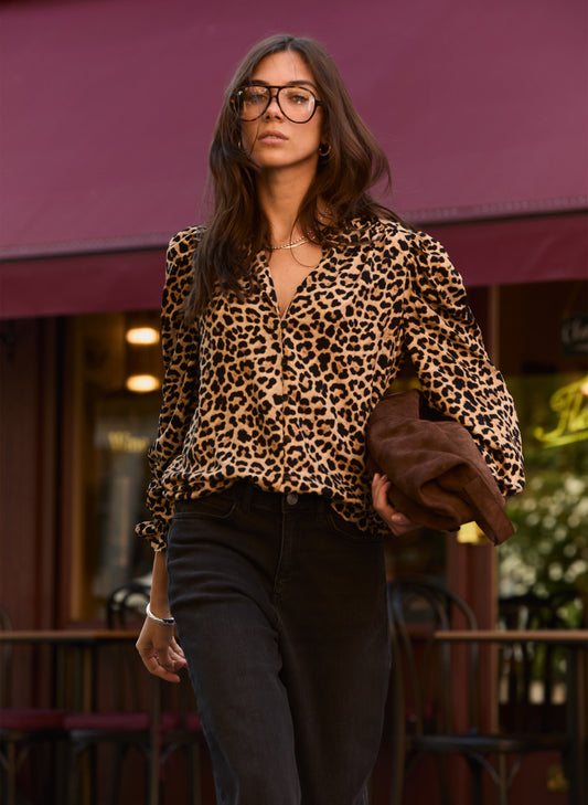 Sabrina Printed Blouse