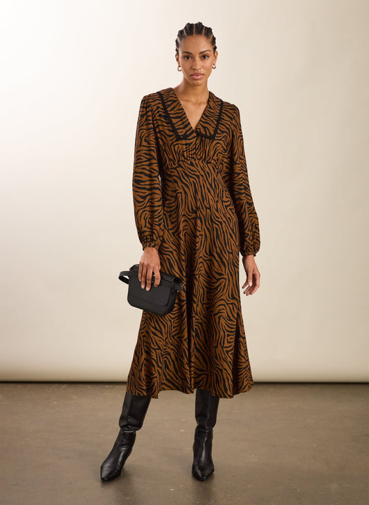 Lorelai Printed Midi Dress