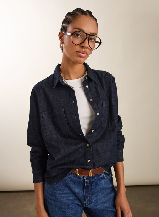 Hattie Organic Denim Shirt