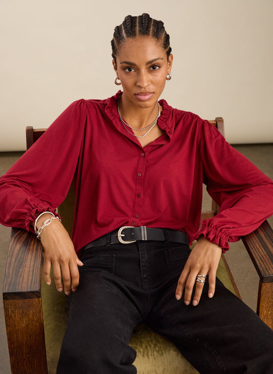 Sima Frill Detail Blouse