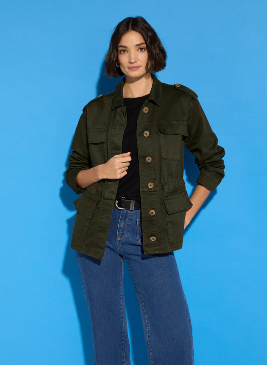 Mattie Organic Cotton Cargo Jacket