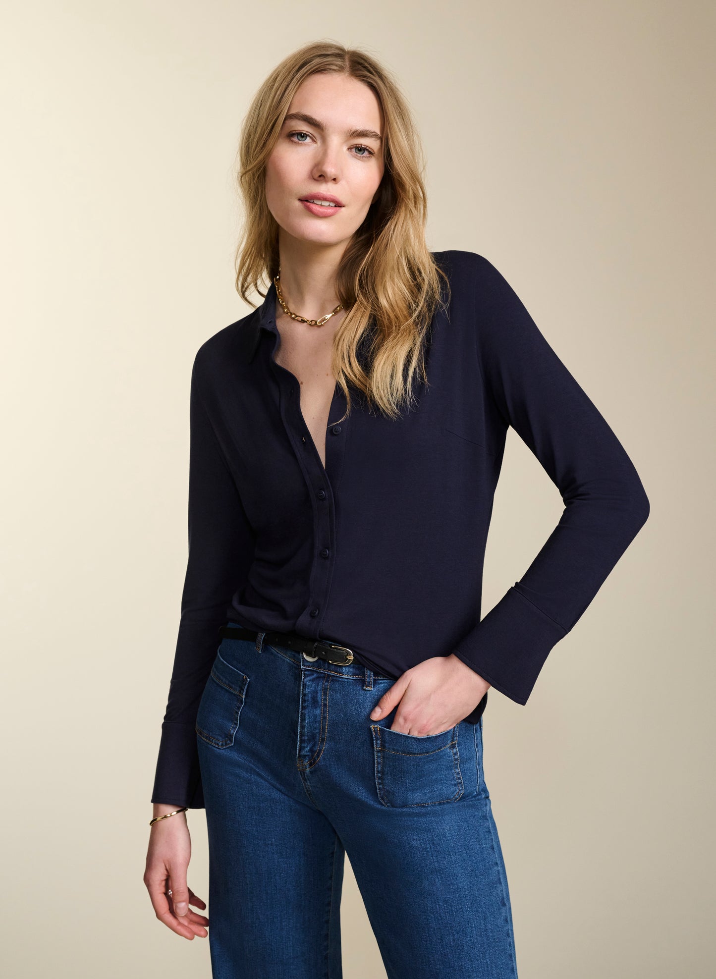 Mildred Jersey Blouse