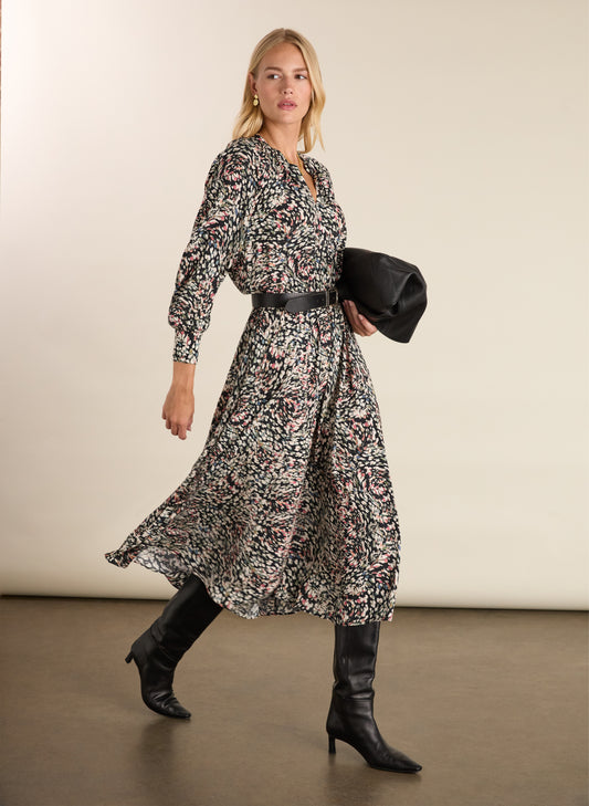 Susannah Printed Midi Dress