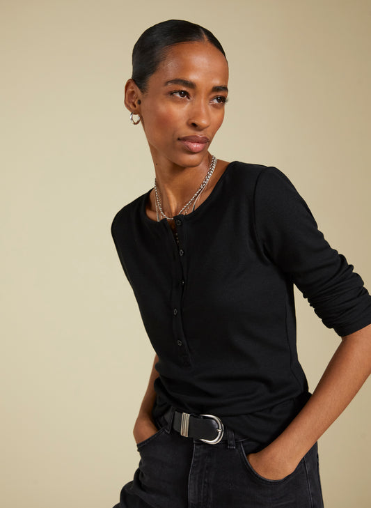 Chessie Luxe Henley Top