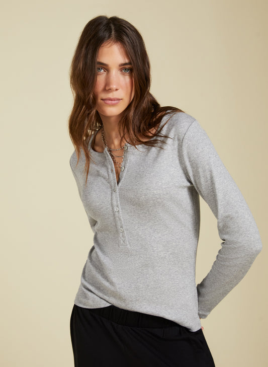 Chessie Luxe Henley Top