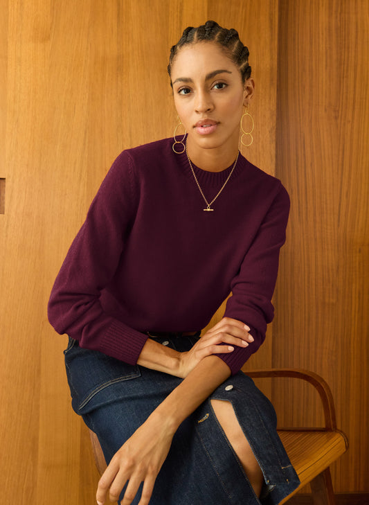 Zucca Wool Blend Crew Neck Jumper