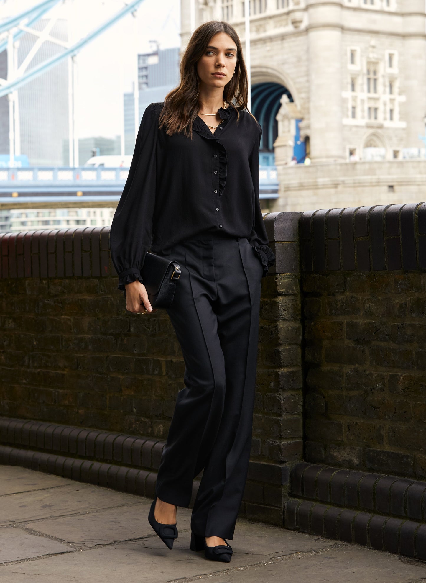 Roxy Sheer Pintuck Blouse