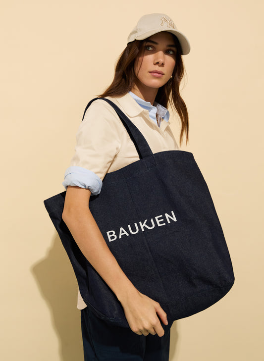 Esma Organic Denim Tote Bag