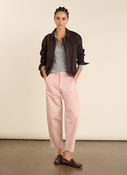 Reece Organic Cotton Stretch Barrel Leg Cargo Jeans