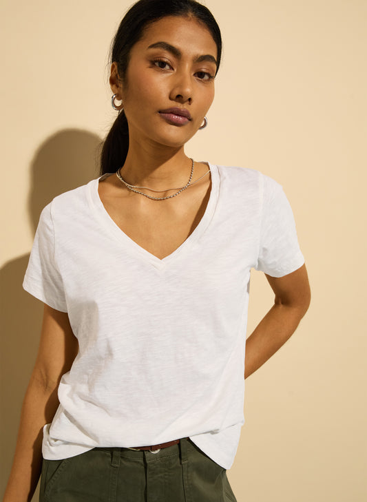 Hanorah Organic V-Neck Tee