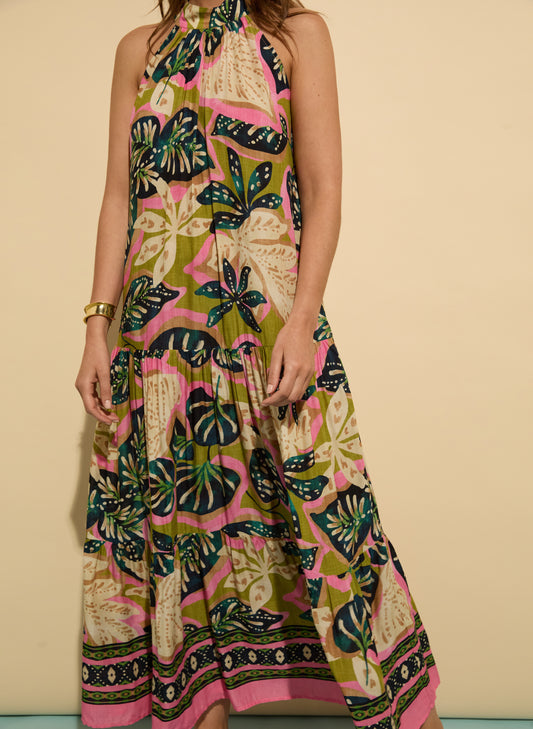 Anouk Printed Sleeveless Maxi Dress