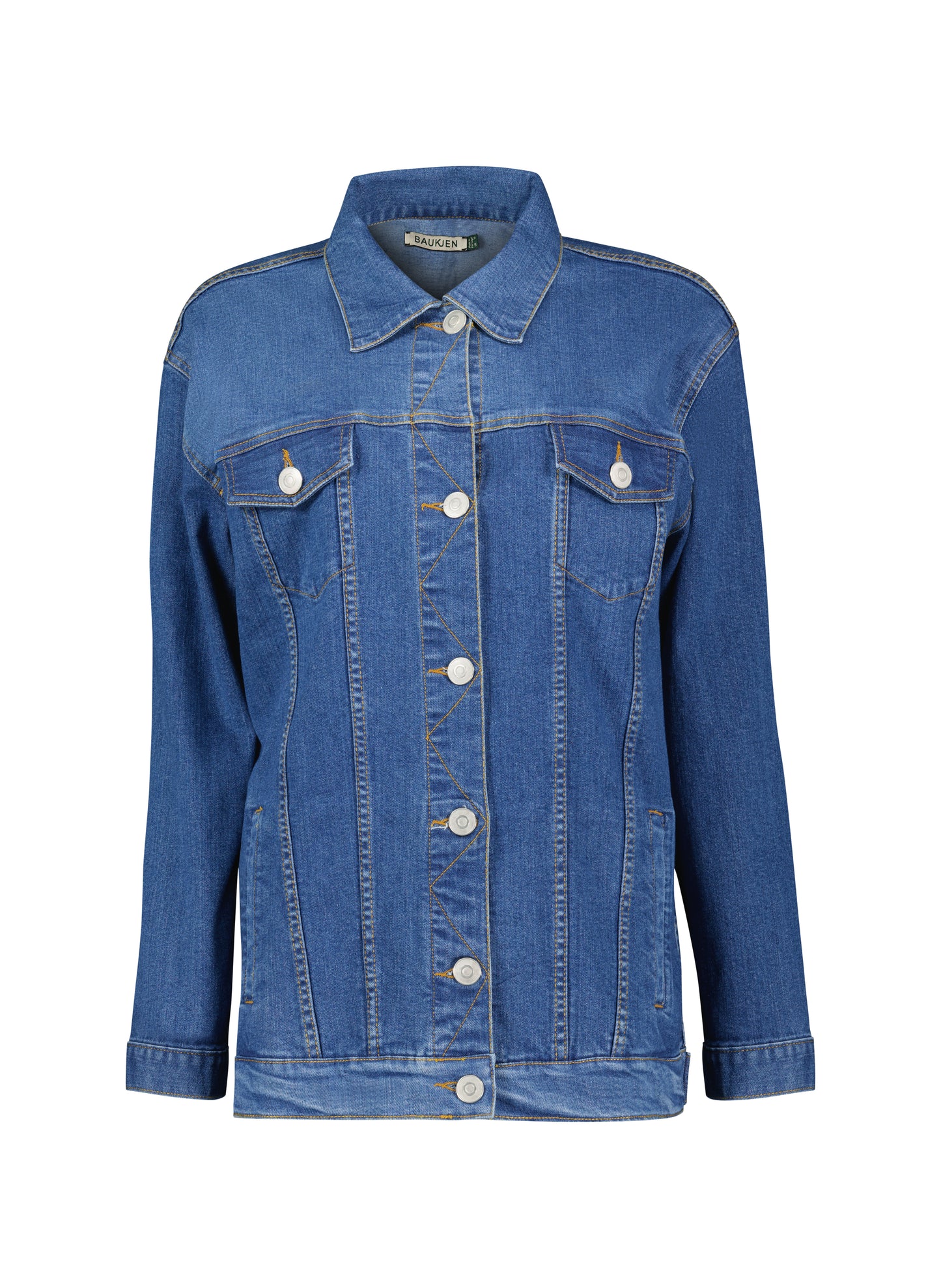 Baukjen Organic Cotton Longline Denim Jacket