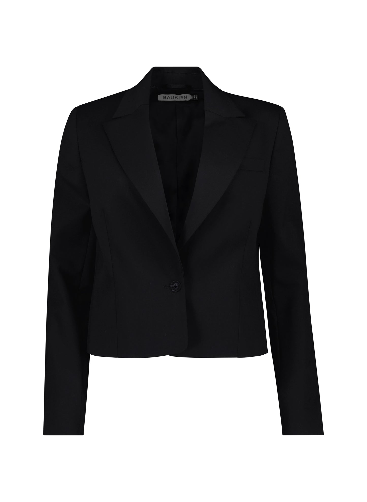 Pelin Wool Blend Cropped Blazer
