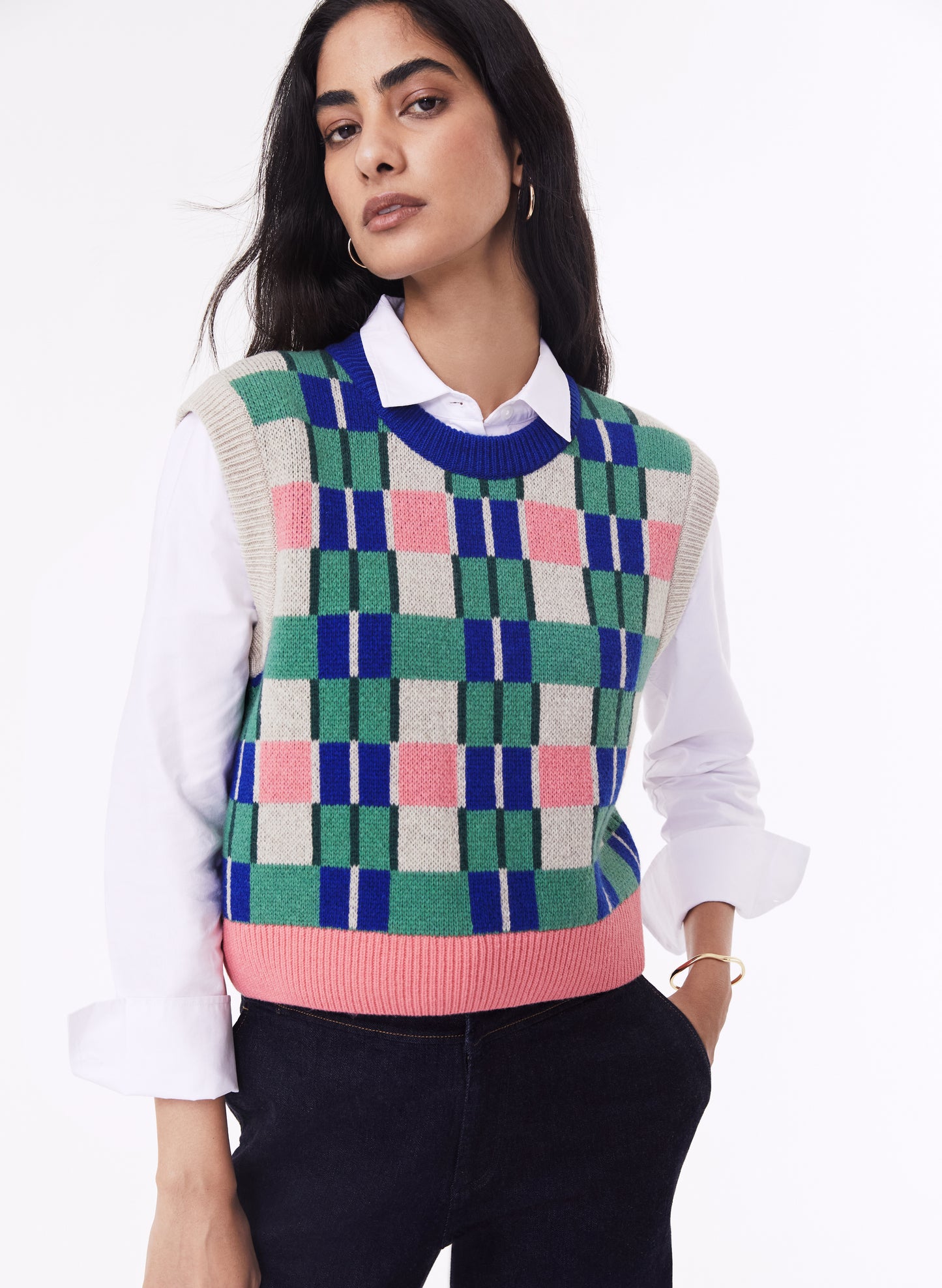 Natalie Recycled Wool Knitted Vest