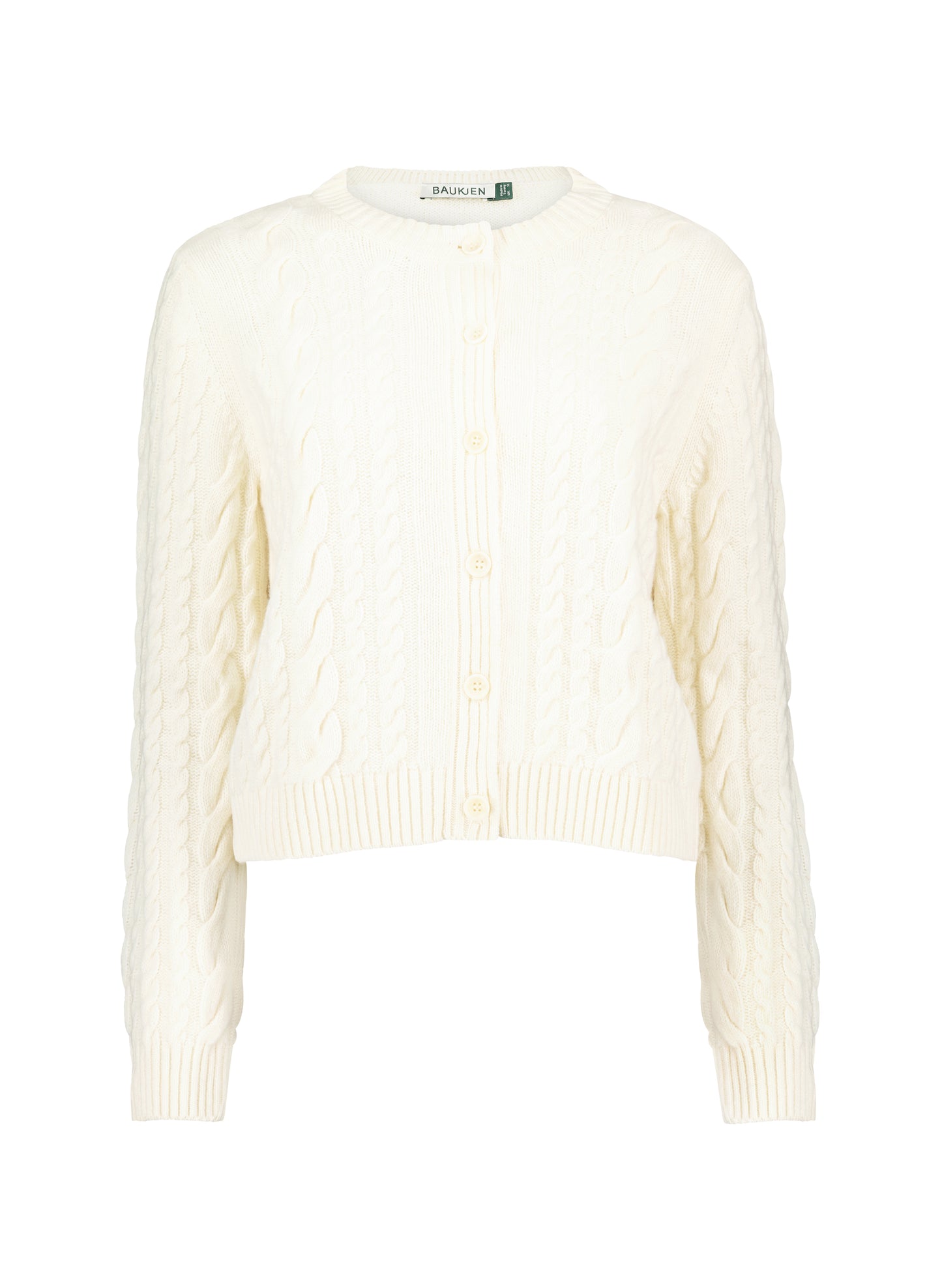 Harri Wool Blend Cable Cardigan