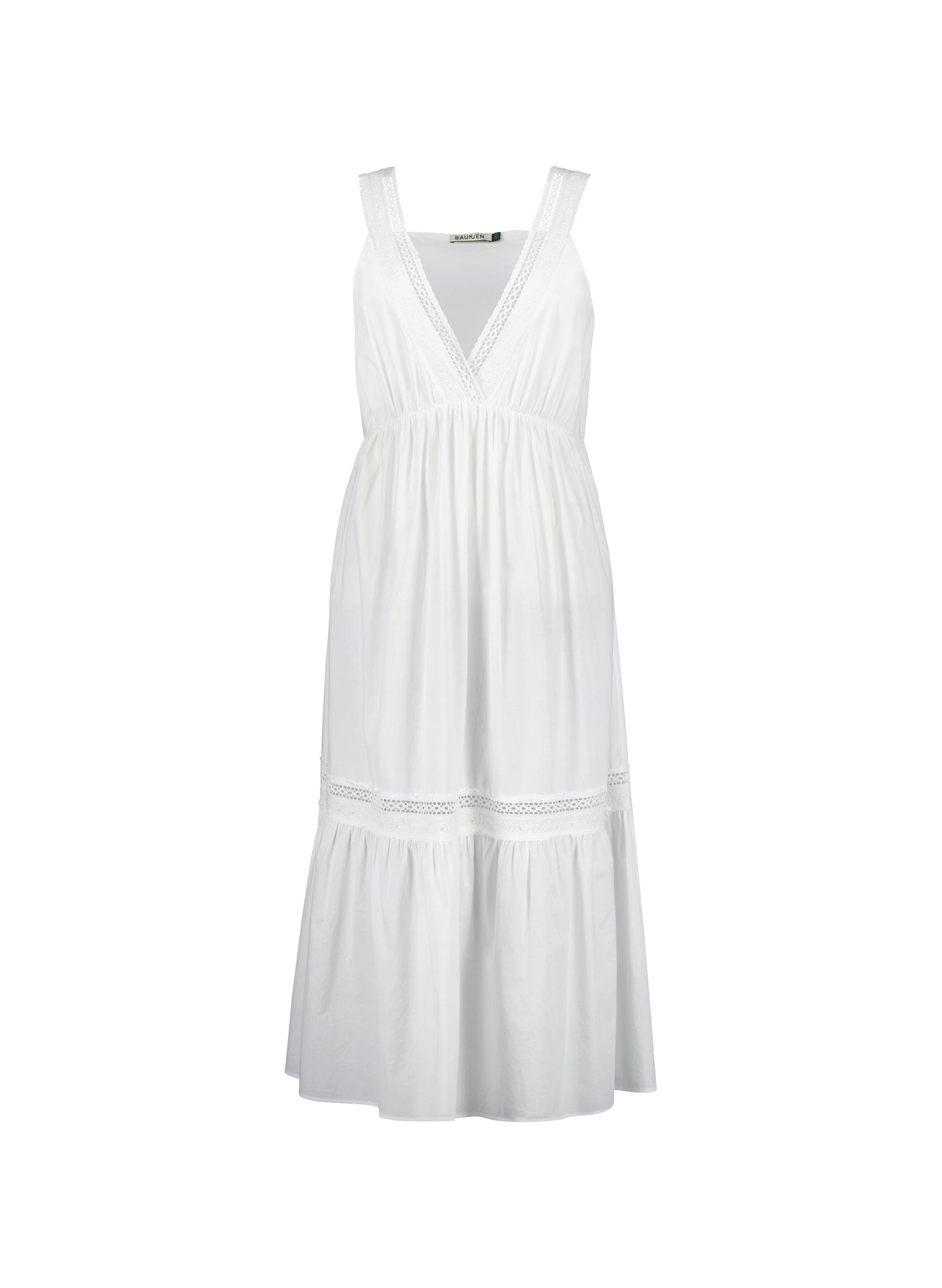 Brittany Organic Cotton Broderie Detail Nightgown