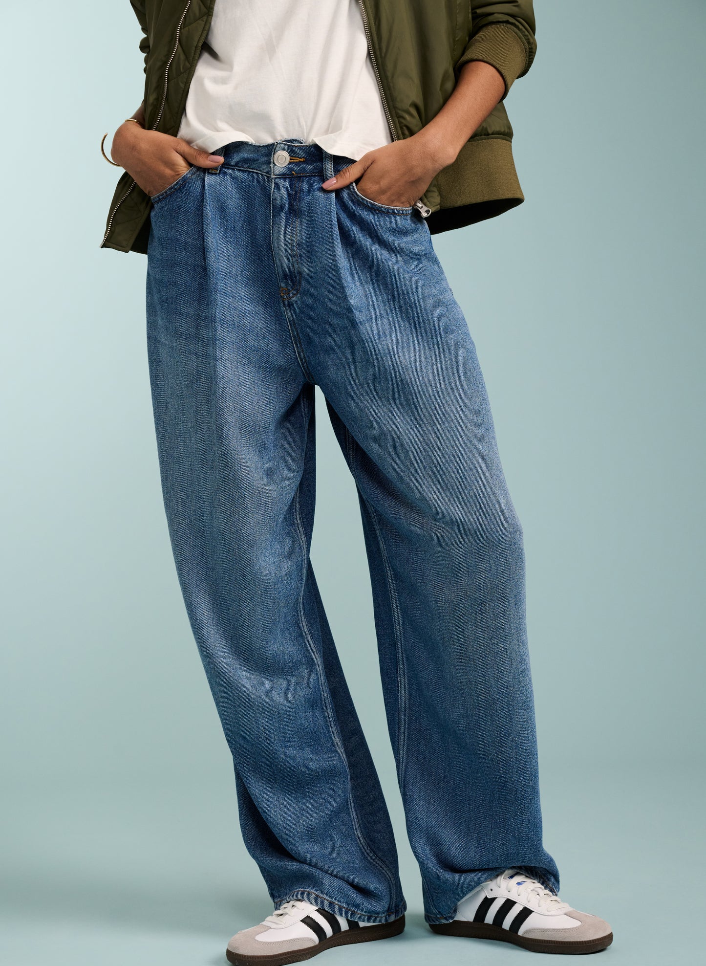 Baukjen Wide Leg Slouchy Jeans with TENCEL™