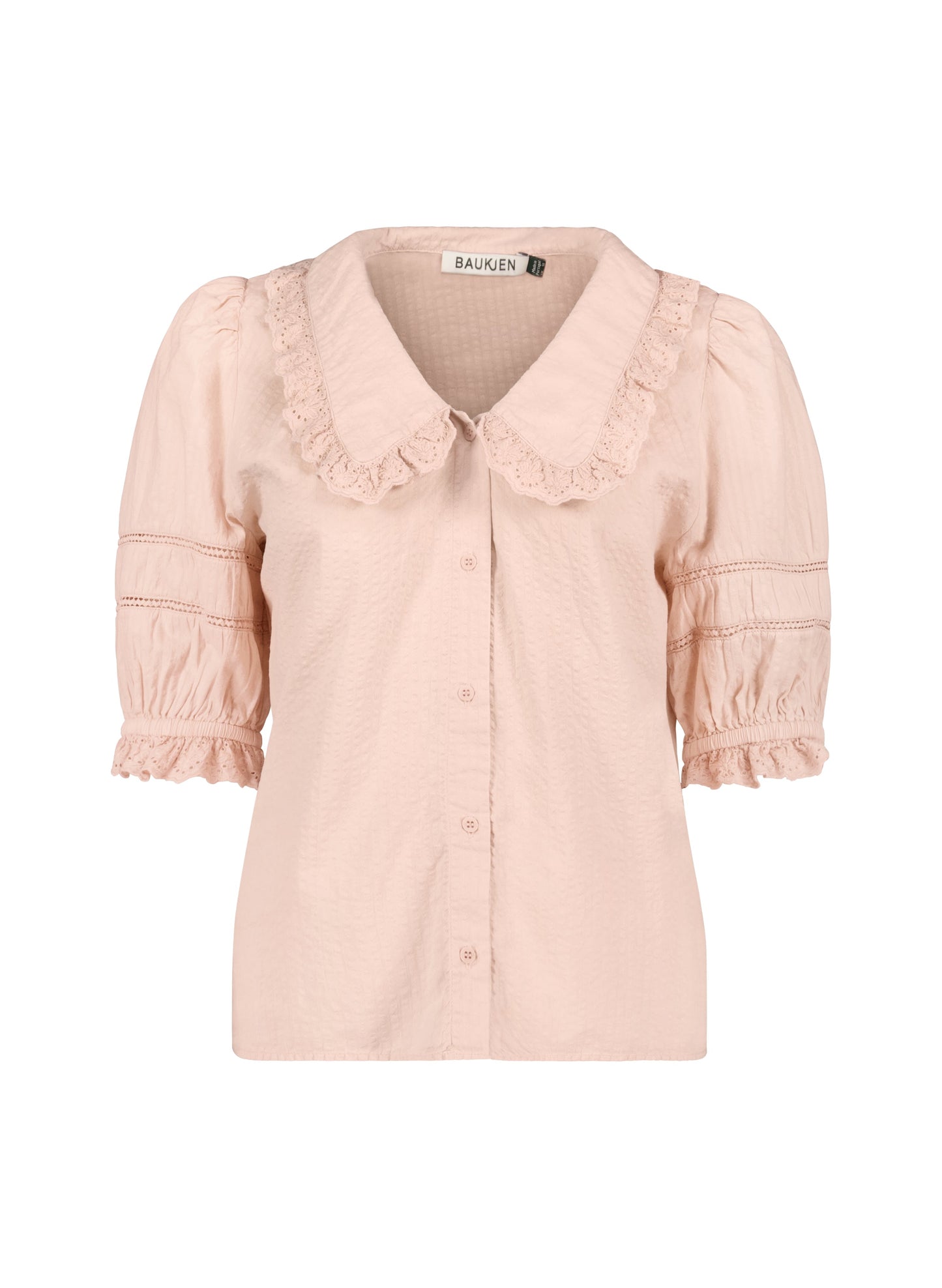 Marti Organic Cotton Broderie Detail Blouse