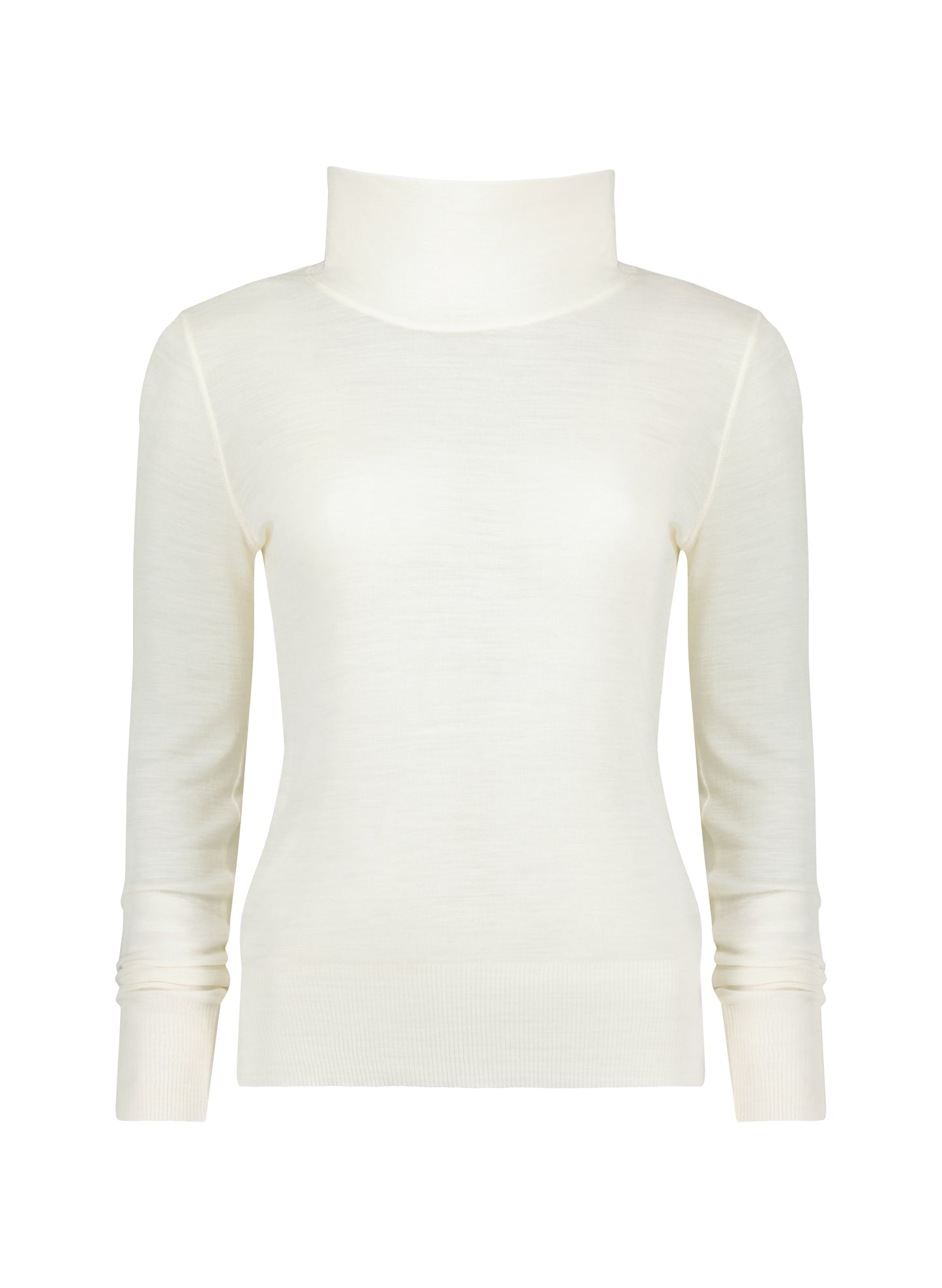 Augustina Semi Sheer Wool Blend Top