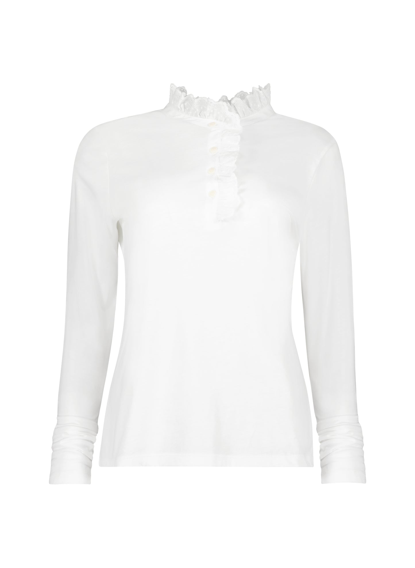 Tricia Organic Cotton Broderie Top