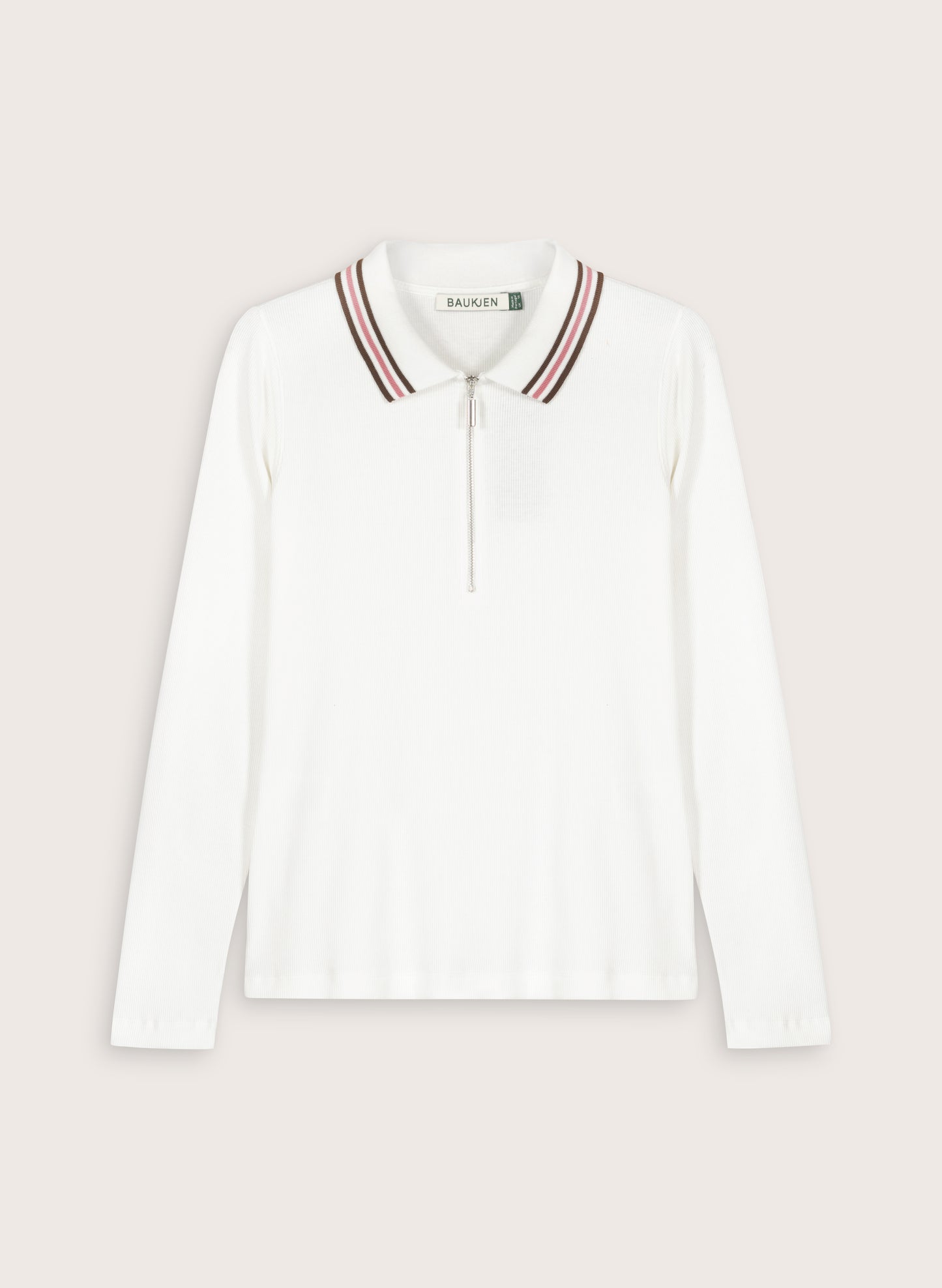 Addison Organic Cotton Stripe Collar Top