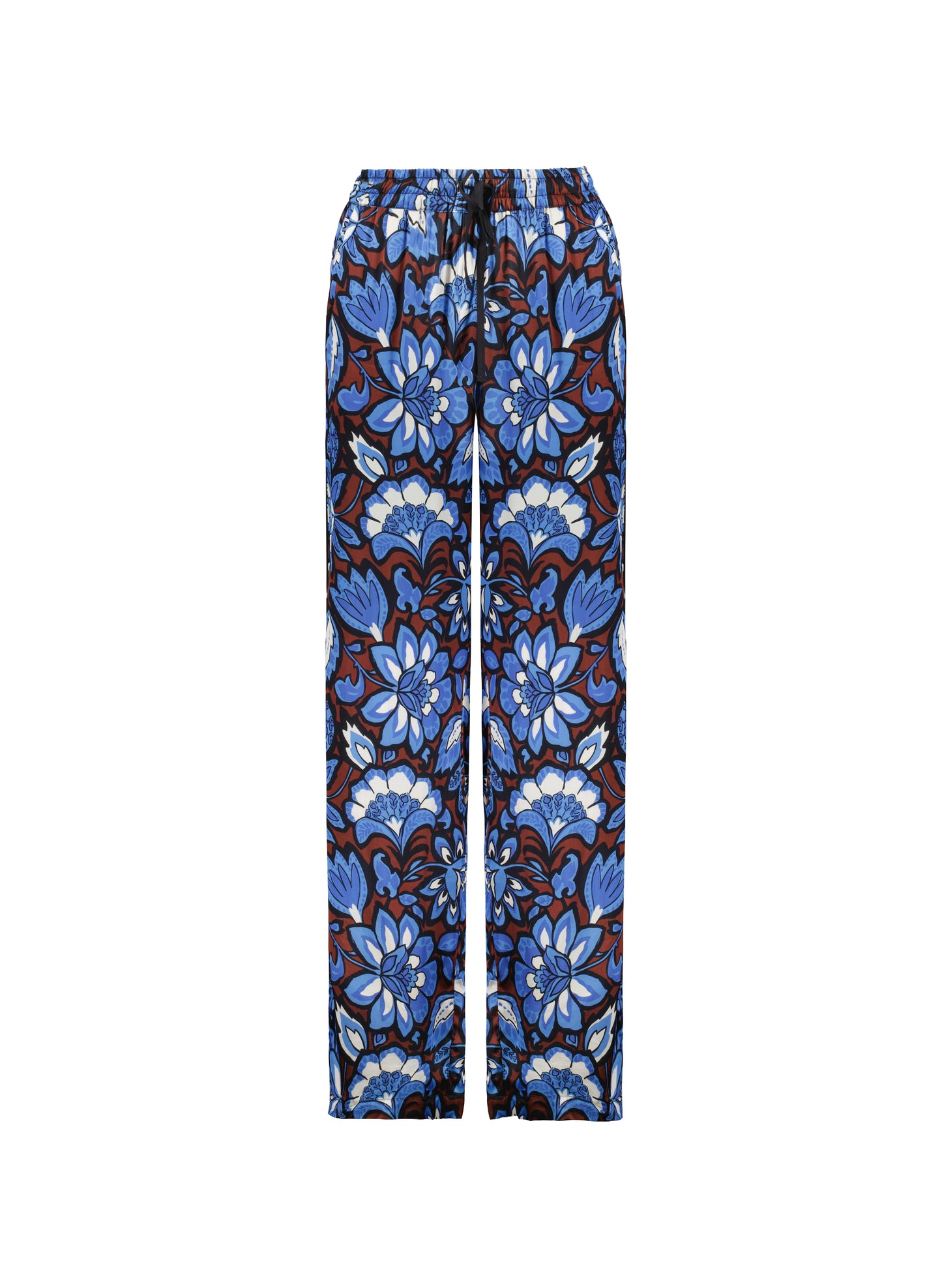 Mandy Printed Satin Trousers