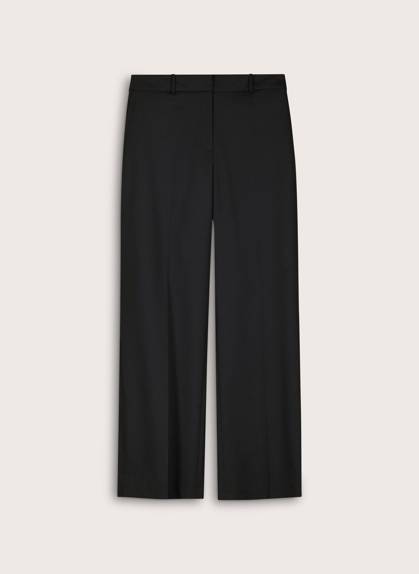 Ione Wool Blend Wide Leg Trousers