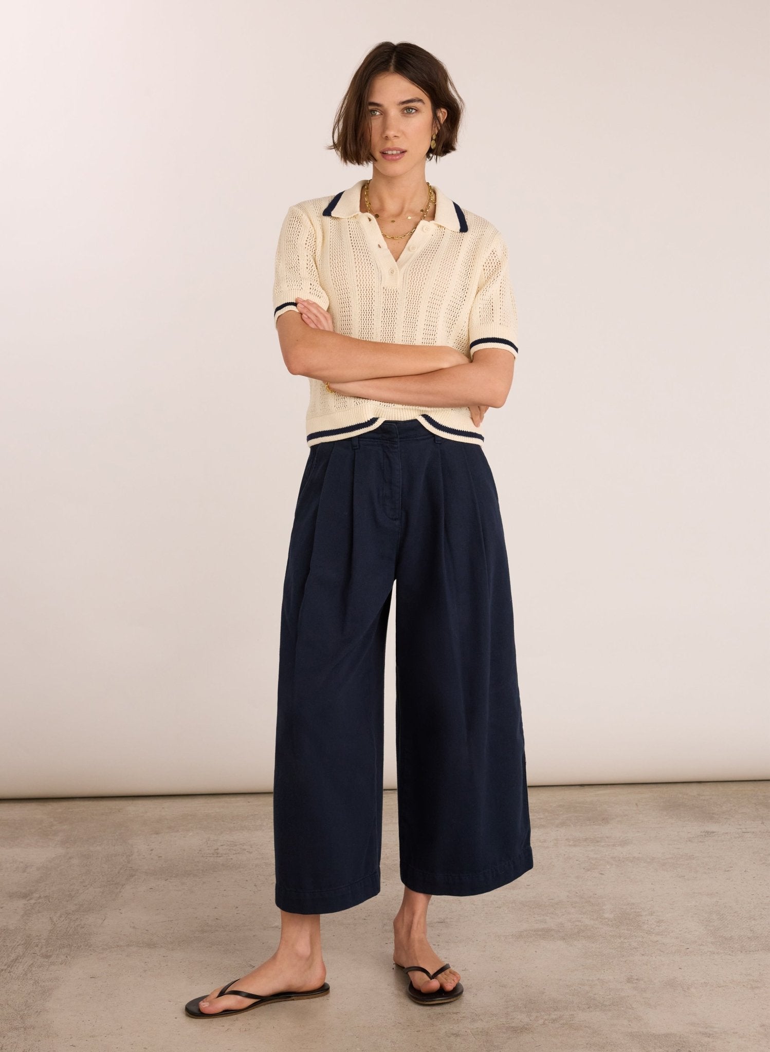 Emil Organic Cotton Culottes - Classic Navy | Baukjen