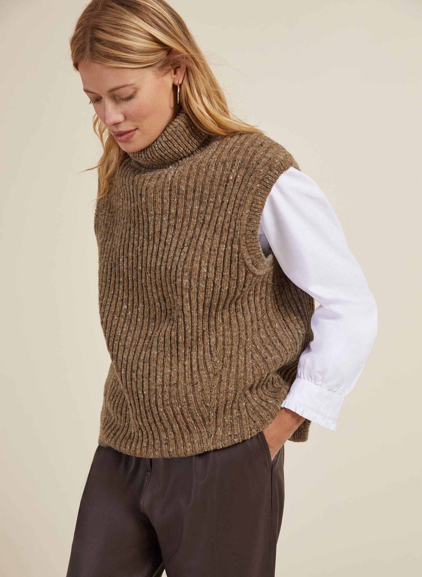 Joline Recycled Wool Knitted Vest