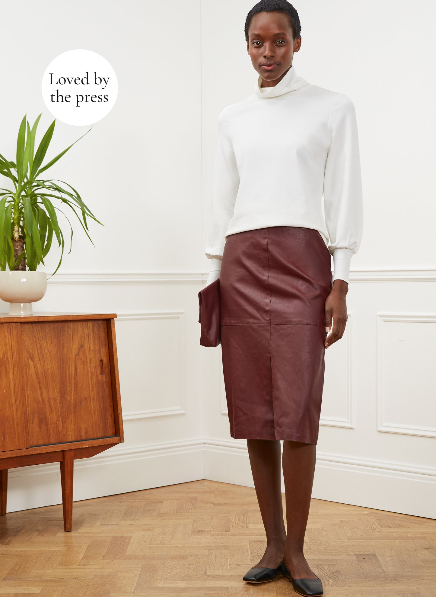 Carmen Leather Skirt