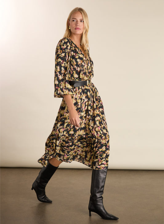 Cleo Printed Midi Dress