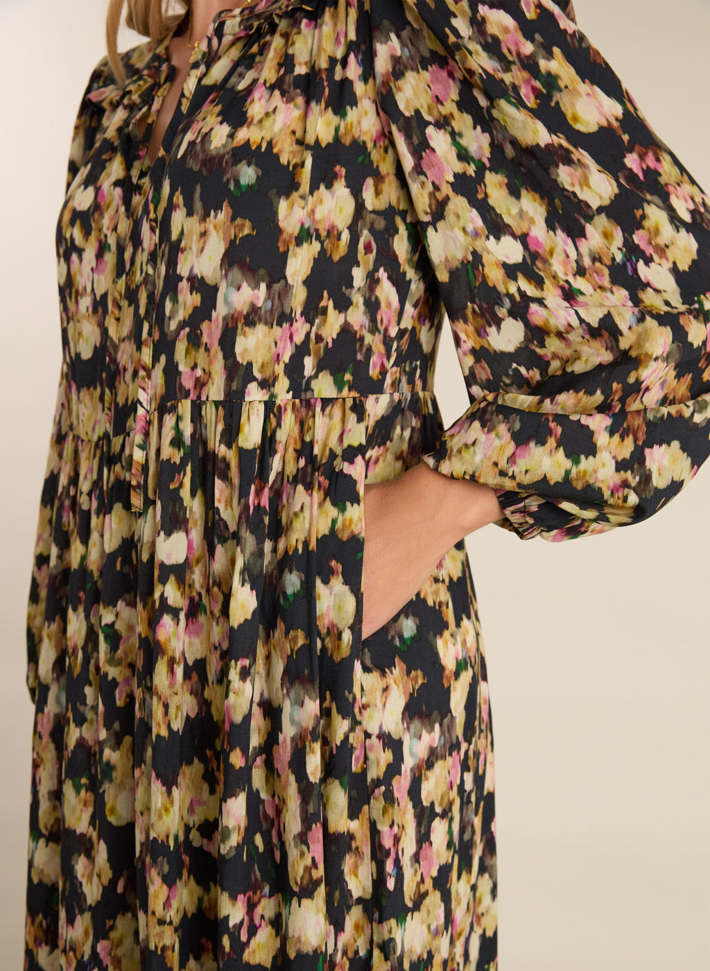 Cleo Printed Midi Dress