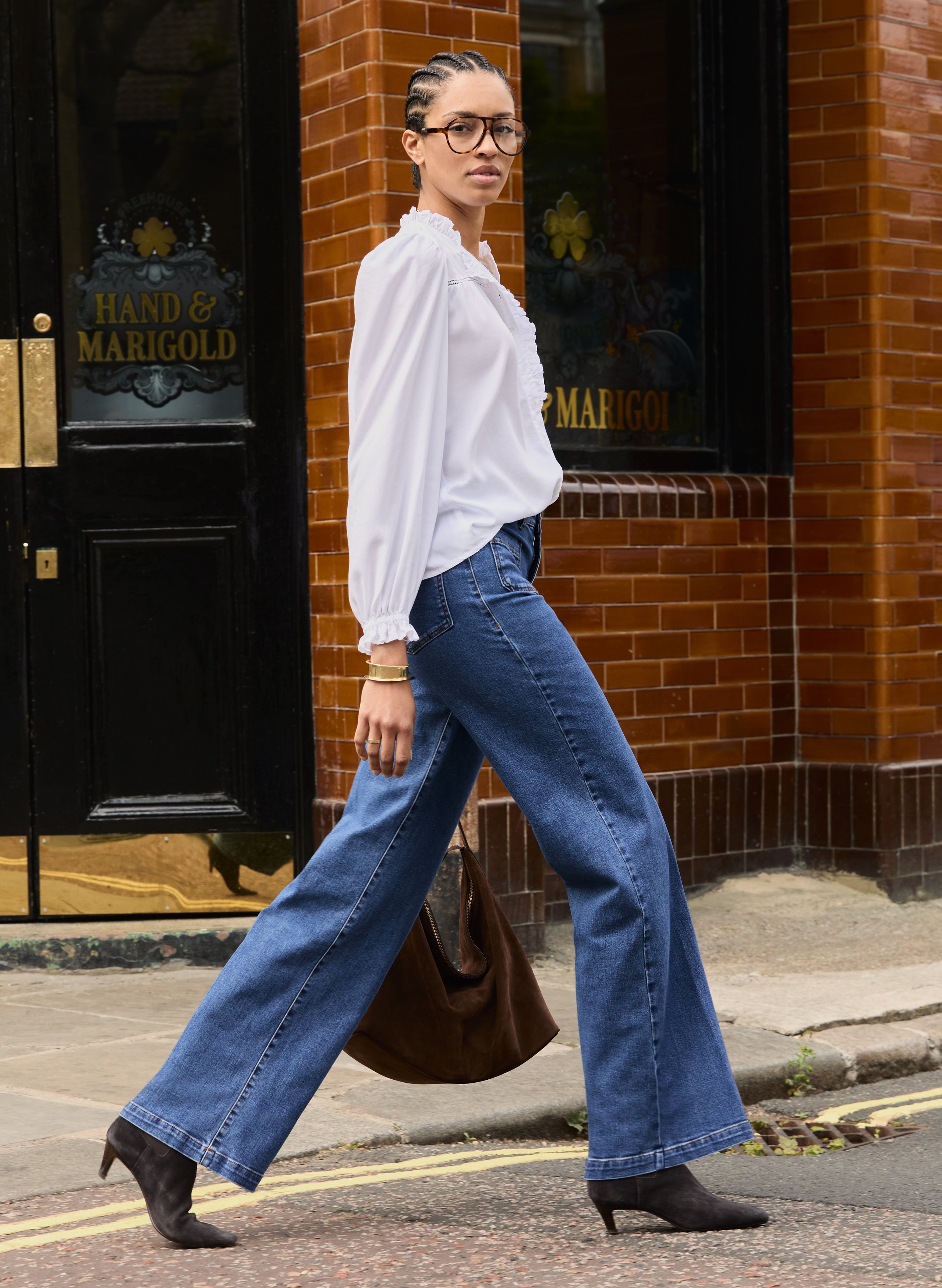 Estela Broderie Detail Blouse