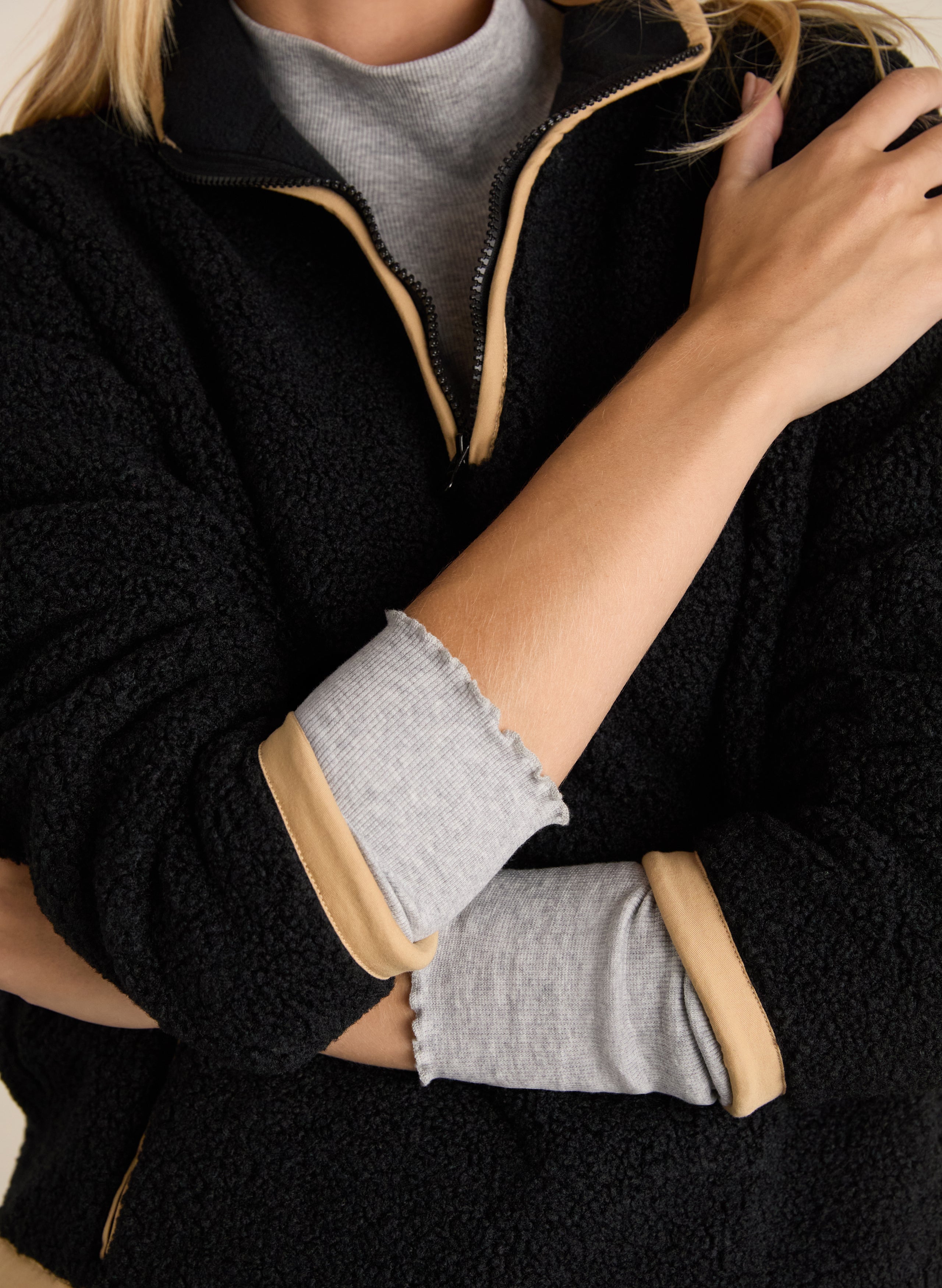 Shelly Quarter Zip Recycled Fleece