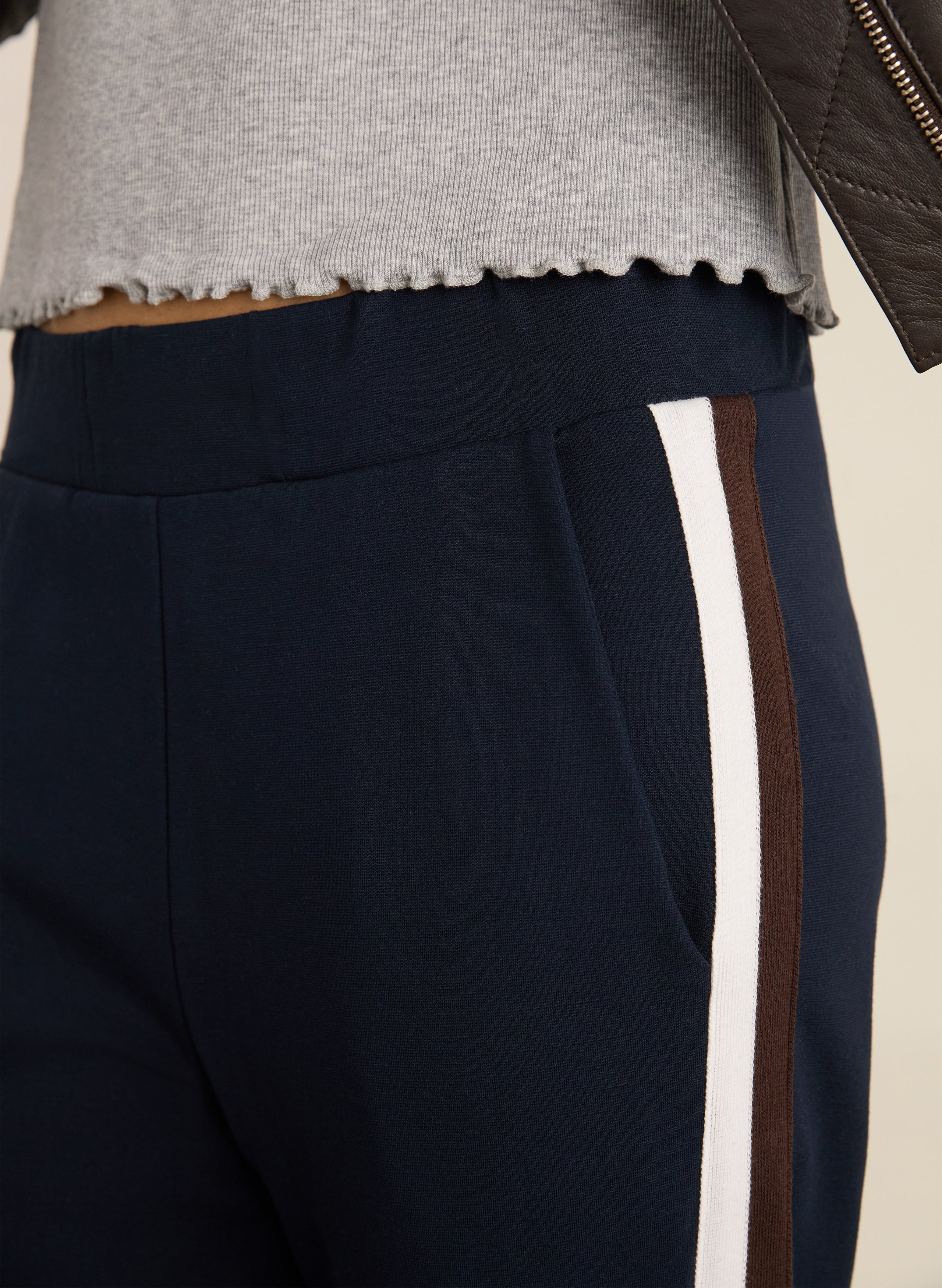 Jay Side Stripe Tapered Trousers