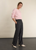 Gwynnie Wool Blend Wide Leg Trousers