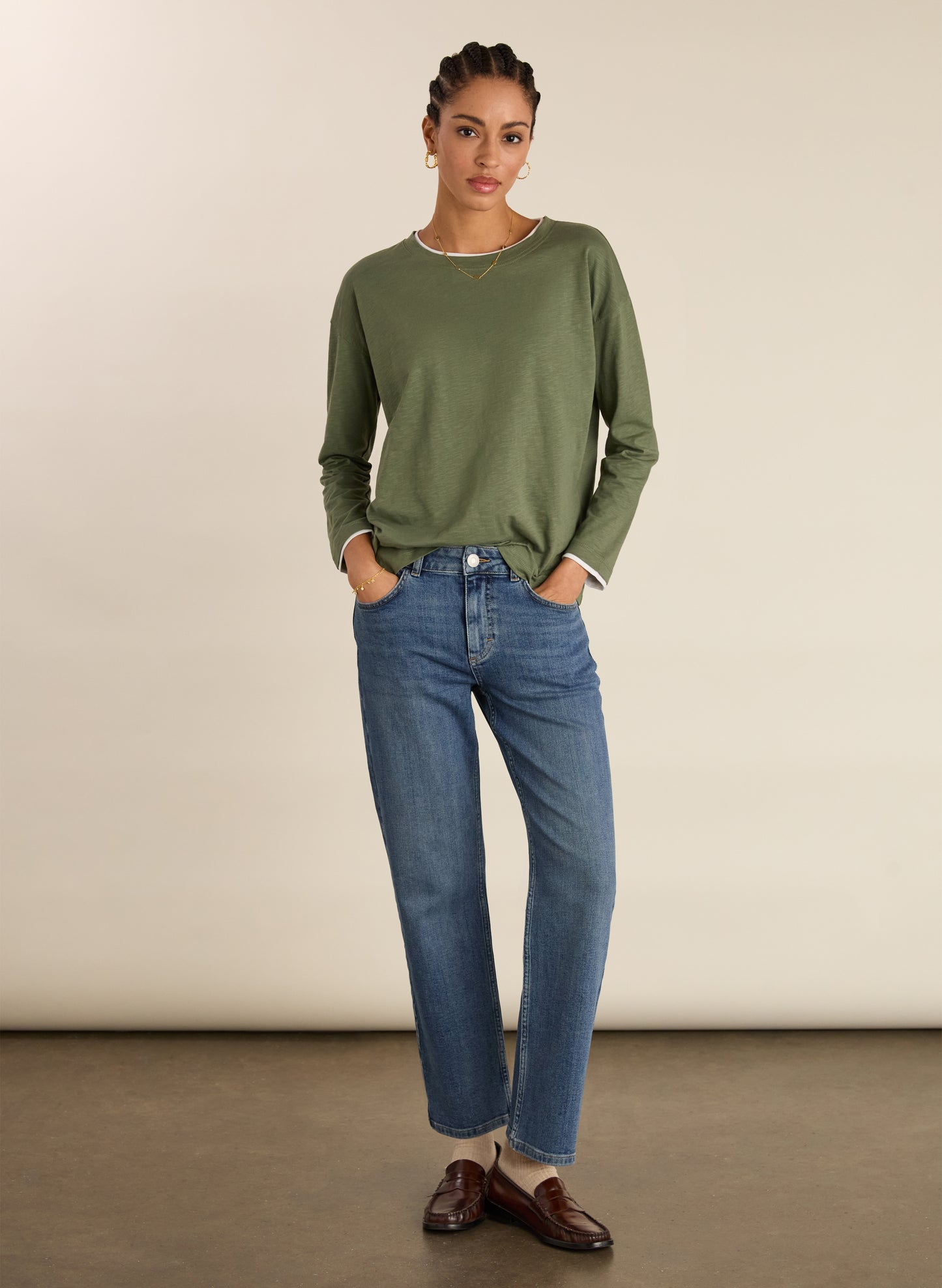 Alexandra Organic Cotton Relaxed Top