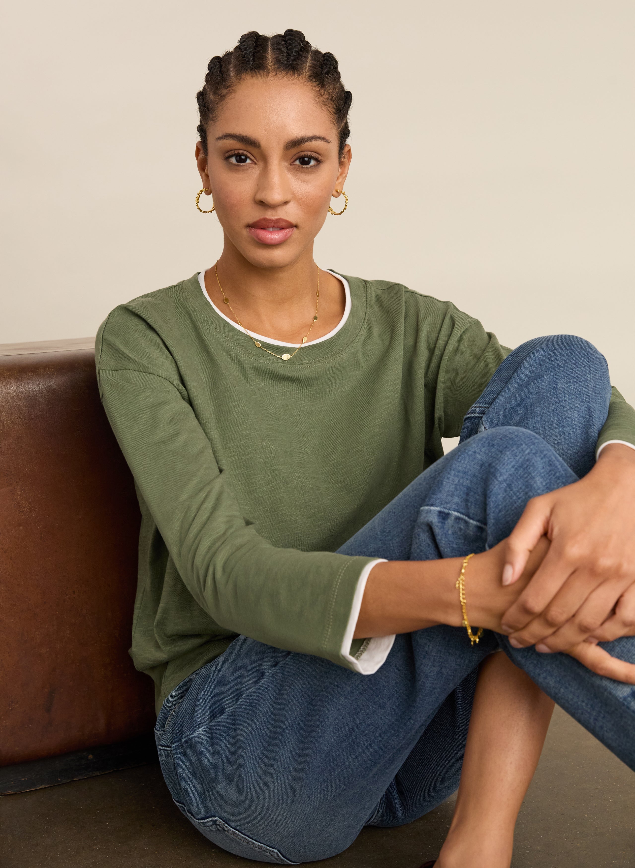 Alexandra Organic Cotton Relaxed Top