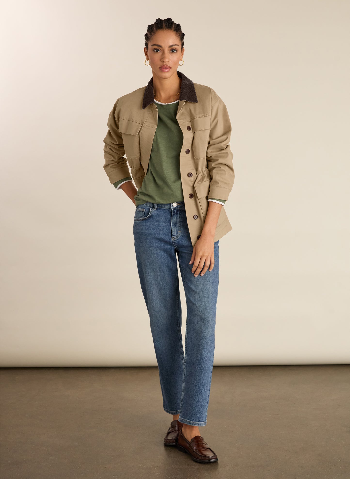 Alexandra Organic Cotton Relaxed Top