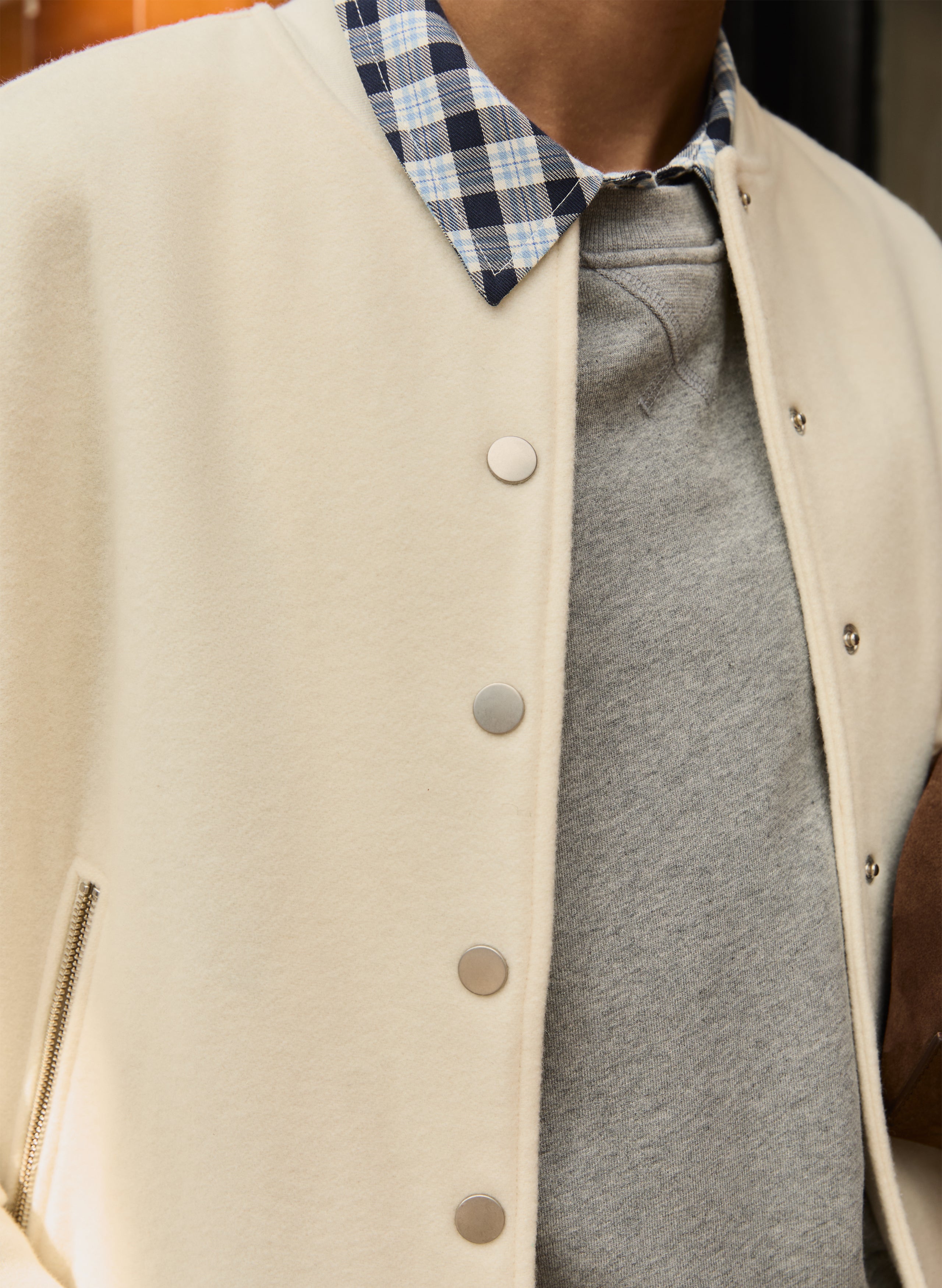 Antonia Wool Blend Bomber Jacket