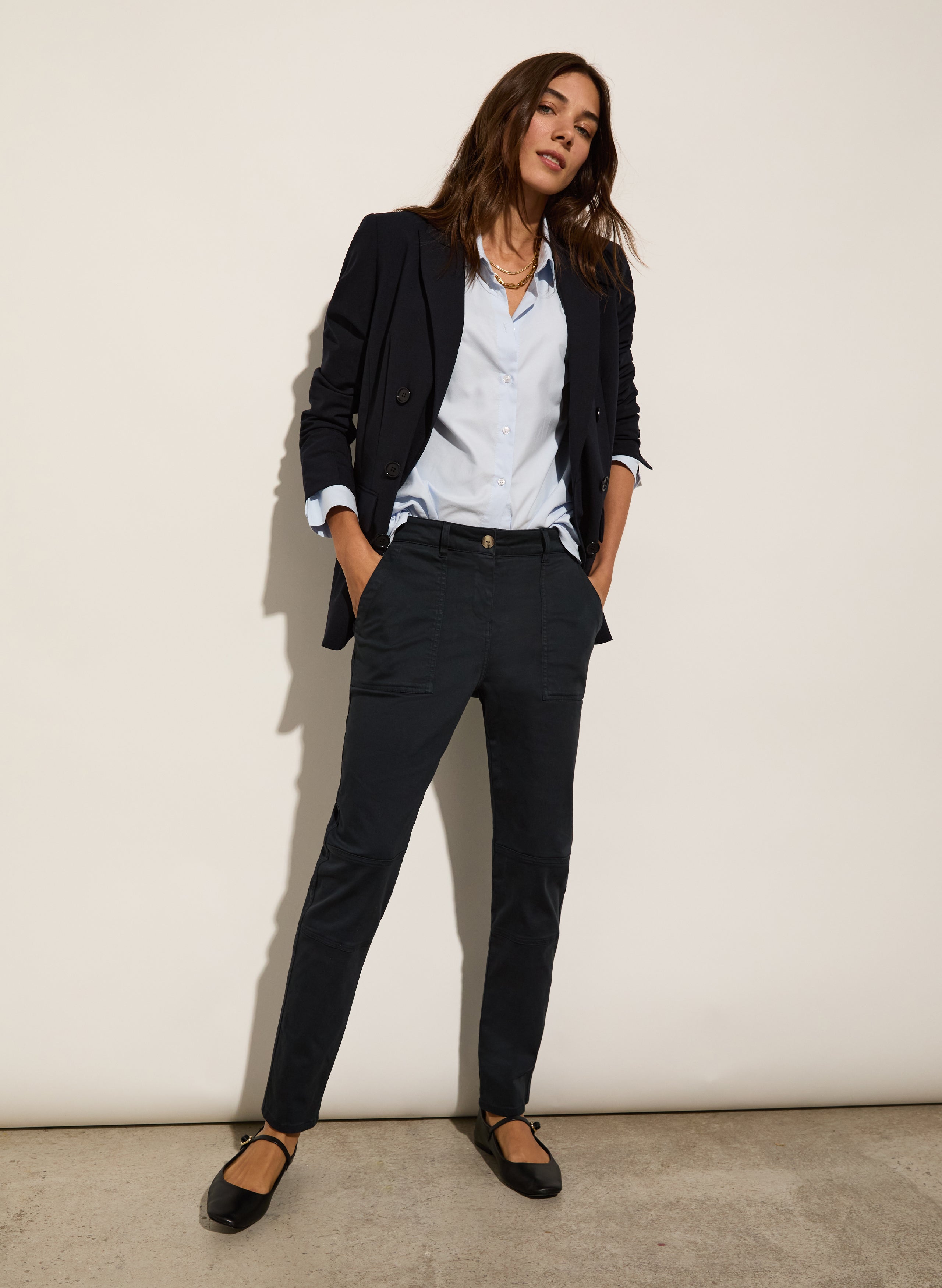 Oralie Organic Cotton Cargo Pant