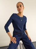 Maeva Ribbed Long Sleeve Top