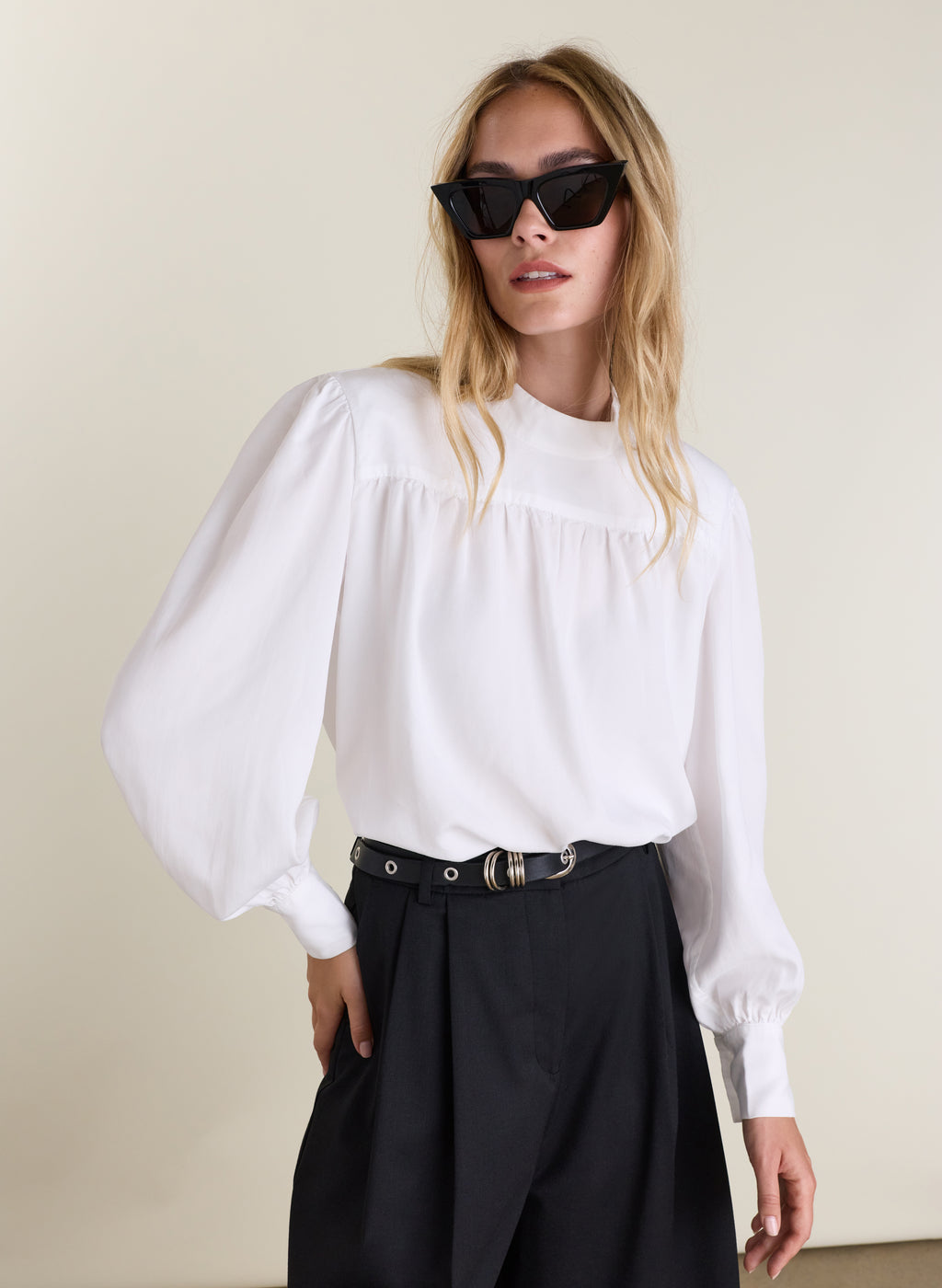 Gail Strong Shoulder Blouse