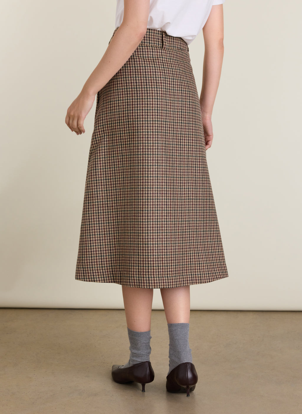 Vicky Pleated Wrap Skirt