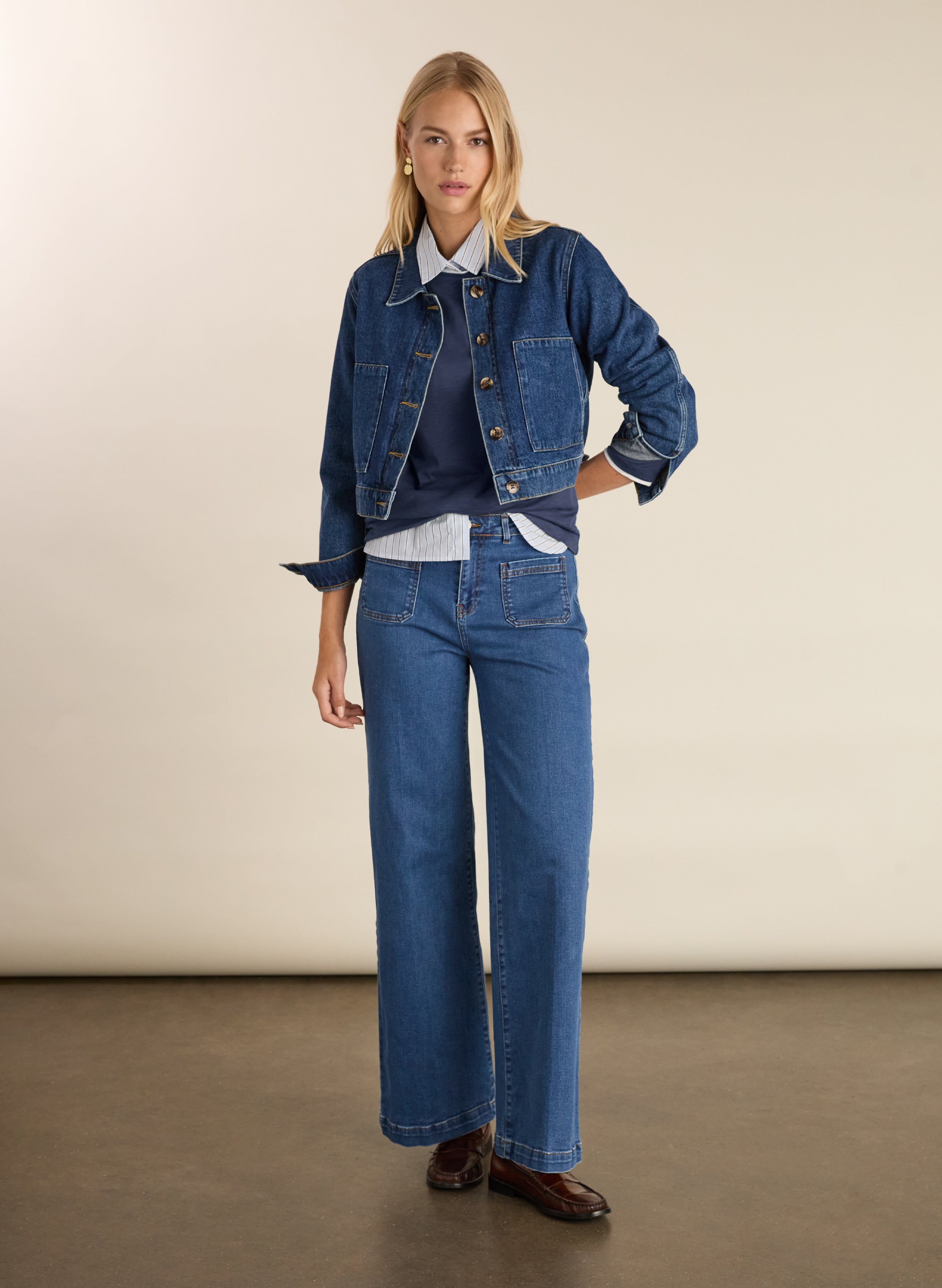 Alexandra Organic Cotton Relaxed Top