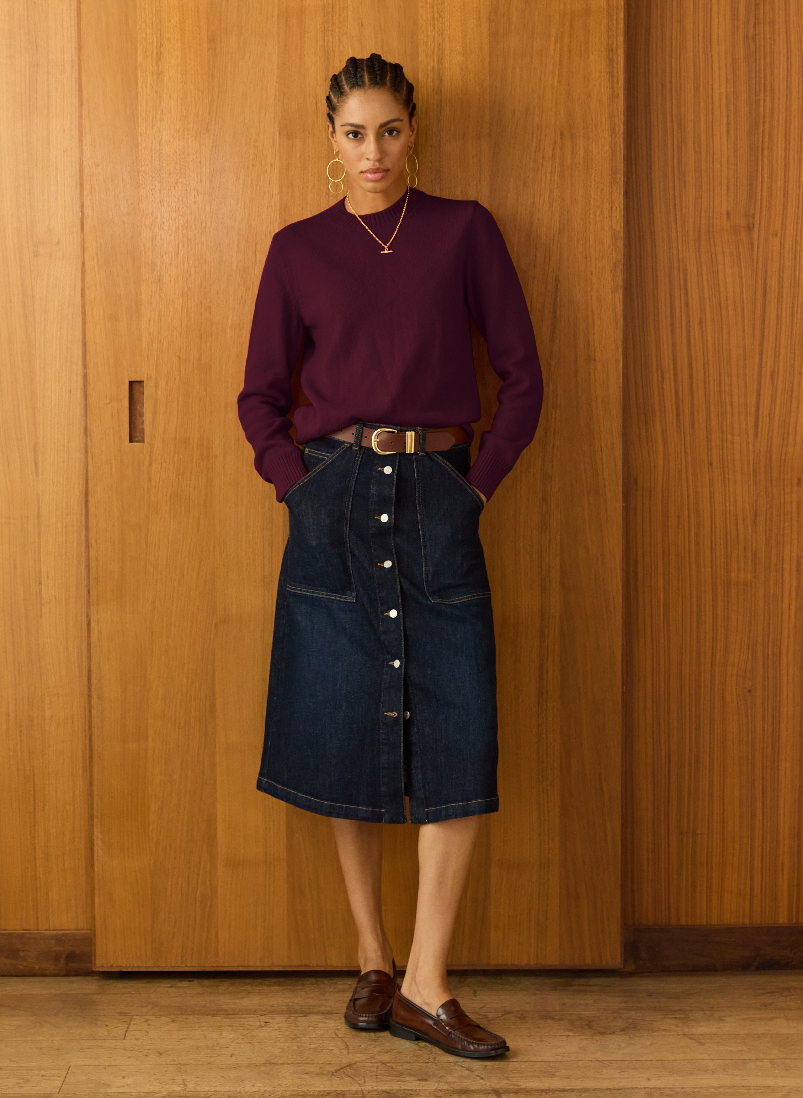 Zucca Wool Blend Crew Neck Jumper