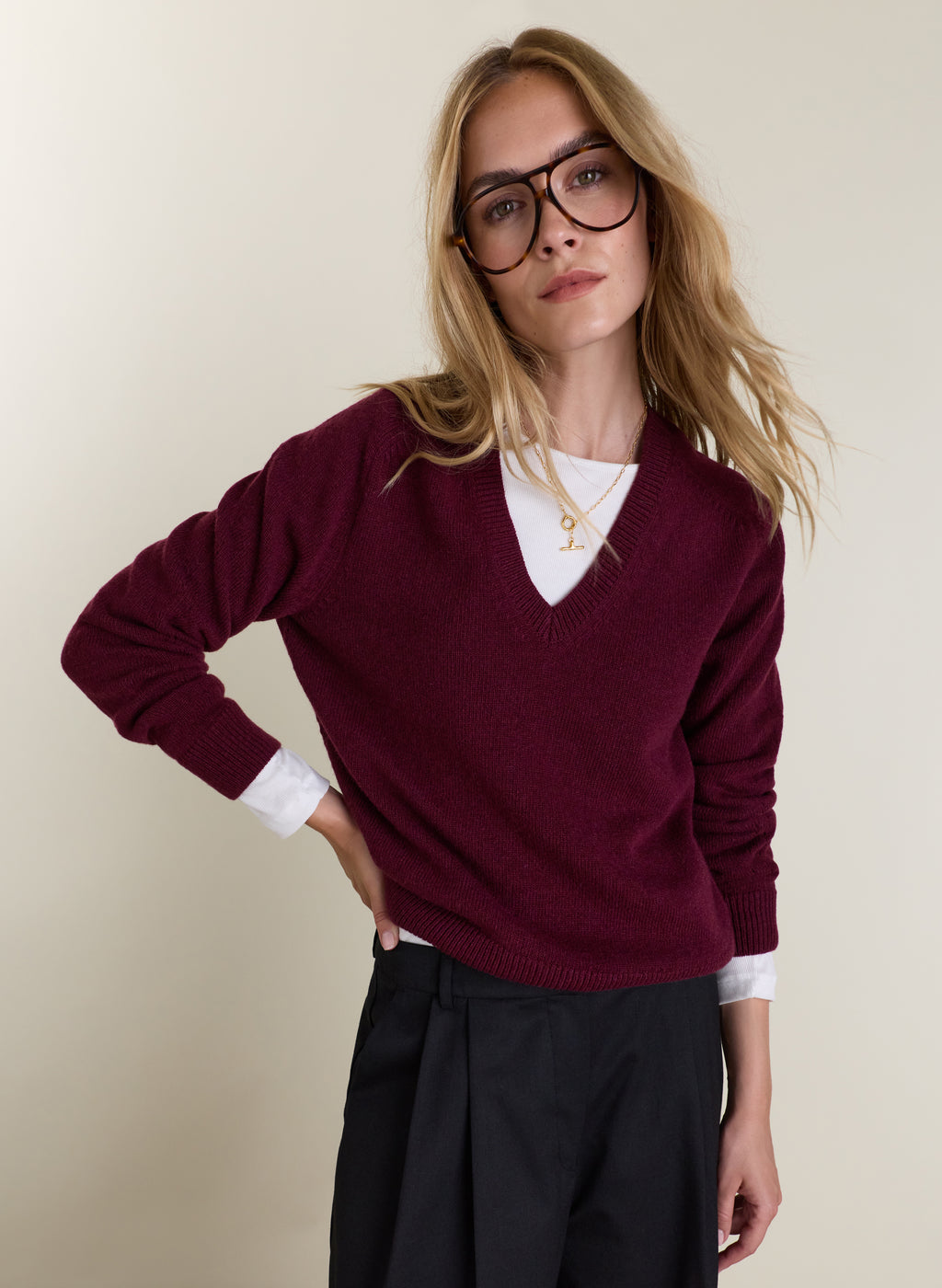 Dara V-neck Jumper